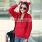 korean teenager fashion fleece dry fit hoodie