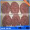 Hot Selling 28g copper coated scourer, copper coated wire scourer/Copper Mesh Ball Scourer