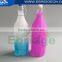 1L frost color glass soda water beverage bottle with clip cap