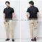 2016 plain color latest design of half sleeve plus size official dress shirts for men