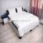 cheap plain white polycotton twin sheet set