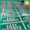 Outdoor advertising banner display