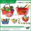 Colorful Supermarket Plastic Shopping Basket                        
                                                Quality Choice