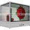 Richtech quality video advertising display transparent LCD showbox jewelry display
