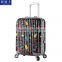 Cute Girls Beautiful Pattern Full Printed Hard Luggage Woman Luggage