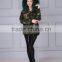 Women Camouflage Fashion Winter Wear,real Raccoon Fur Collars Style Wear Faux Fur Jacket Supplier's Choice