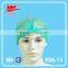 Disposable Non woven Crimped Bouffant Caps Clip Caps Mob Caps