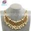 Zinc Alloy Bohemian Resin Bib Bubble Statement Necklace