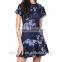 Latest Gorgeous Fashion Blue Porcelain Dress Designs for Ladies