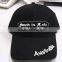 Customized baseball hat with embroidery logo