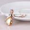 Hot selling multi colored crystal water drop jewelry necklace /Water Drop Necklace