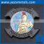 custom round engrave 3D metal coin display stand