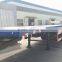 China factory supply low price 3 axle flat bed container and cargo semi trailer