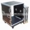 Aluminum flight case for audio equipment , 16U standard flight case, Flight case for electronic equipment