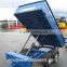 CE Hydraulic Tractor Dump Trailers with 4wheels/Farm Equipment tipper trailer with motor pump suit tractor atv utv