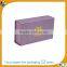 Purple high quality paper box jewellery packaging