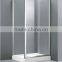 2015 new design curved sliding shower glass shower screen