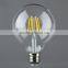 Hot G125 LED filament bulb high quality glass mask high luminou led lamp