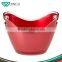 Promotional Custom Logo Plastic Custom Logo Ice Bucket