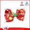 Fashion Xmas Hair Bows Grosgrain Ribbon Hairbows