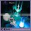 Round 4 inch colorful led centerpiece light base for wedding decoration