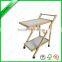 wooden with competive price foldable kitchen trolley for home,restaurant,garden