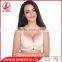 Wireless plus size lady underwear woman sexy nighty and bra with thin sponge