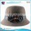 2015 New Ladies & Mens Autumn Sun Red Flower Hat Federa Panama Hat