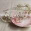 vintage bride flower crown for festive decor
