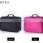 Soft makeup case - Pro Black Travel Cosmetic Case Bag Purse Organizer Makeup Pouch Box Two Floor