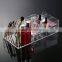 Clear Acrylic MakeUp Storage Cosmetic Organizer Case Jewelry Box Drawers Holder