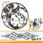 wrought iron fence components
