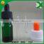2015 hot selling mini green eliquid glass dropper bottle made in china