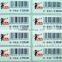 bar code adhesive sticker