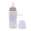 High Quality Transparent 250ml Glass Baby Feeding Bottle