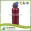 Aluminum lotion bottle with pump