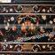 Rectangular Marble Inlay Table Tops , Stone inlaid table top, Marble dinning Table top