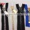 hot sale satin metal zipper roll/long chain