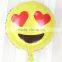 Emoji cartoon balloon , cartoon printed balloon, aluminum/foil balloon for party