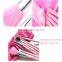 Wholesale 7pcs Makeup Brush Set With Belt Case Colorful Cute Travel Makeup Kits