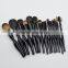 Fine new 15pcs per set professional make up brush set selected animal's hair customization comestic brush