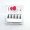 New design synthetic hair 5pcs BB cream foundation oval makeup brush