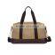 eco-friendly 100% cotton canvas mens travel bag