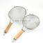 food safety stainless steel fine mesh kitchen strainer flour filter