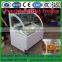 Single circle cake refrigerated showcase / Bakery refrigerated display case / Commercial refrigerator cake showcase