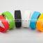 Soft silicone bluetooth smart wristband, sleeping monitoring led wristband, bluetooth wristband pedometer with OLED display