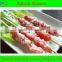 automatic meat barbecue grill skewer with machine