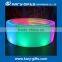 commercial used led furniture plastic light up led bar counter