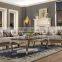Royal Antique Classic Sofa/European Antique Furniture Wedding Fabric Sofa Set (MOQ=1 Set)