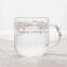 New design Christmas gift polar pattern glass polar bear penguin cup